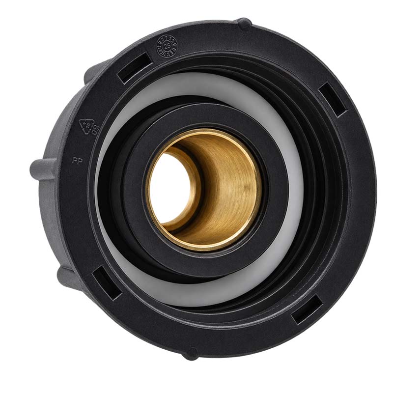 S60 x 6 IBC Adapter auf 1" Doppelnippel Container Tank Zubehör