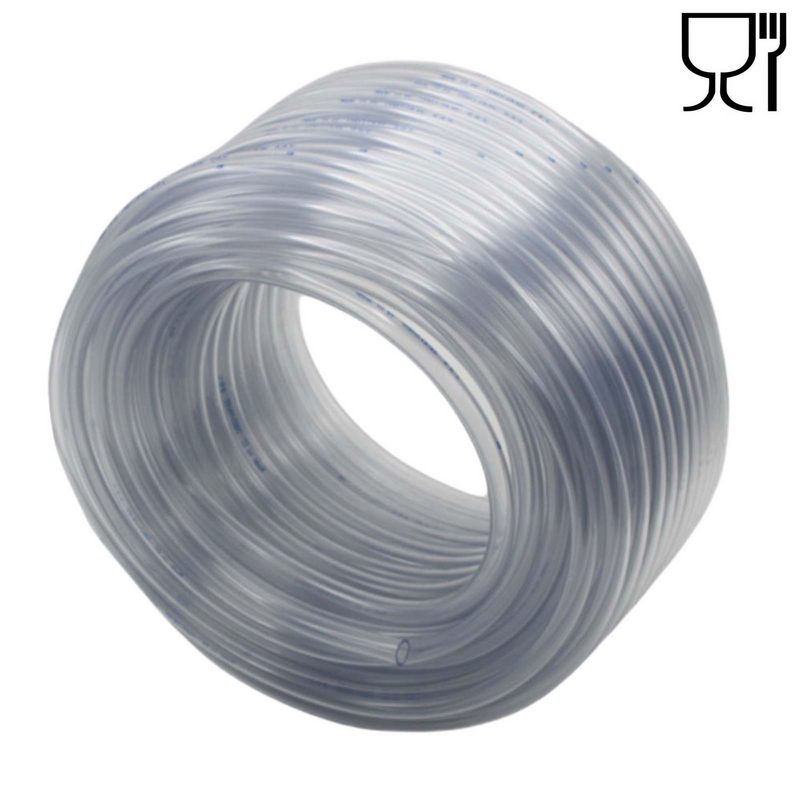 4 x 6 mm PVC Luft Filter Wasser Universal Labor Aquarium Terrarium Schlauch klar durchsichtig - PN 2 bar  - 25 m