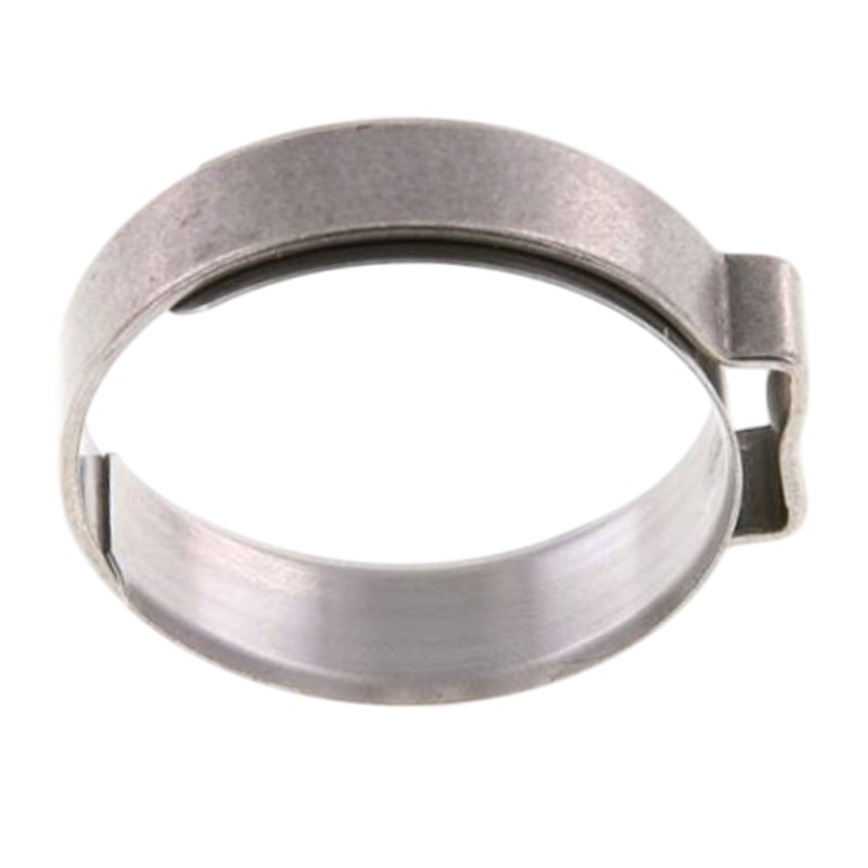 26,5 - 30,0 mm 1-Ohr Doppel Schlauch Schelle Einlagering Edelstahl 1.4307 W4 - Bandbreite 9,2 mm