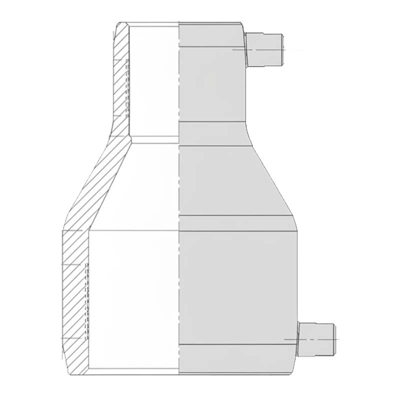 63 mm PE 100 Elektro Schweiß Fitting Reduzier Muffe 63 x 40 mm SDR 11 DVGW 24 VAC schwarz