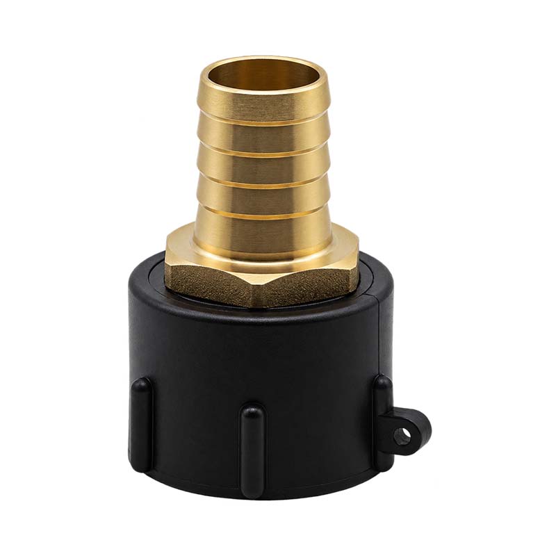 S60 x 6 IBC Adapter auf MS-Tülle 1 1/2" Zoll 38 mm Container Tank Zubehör
