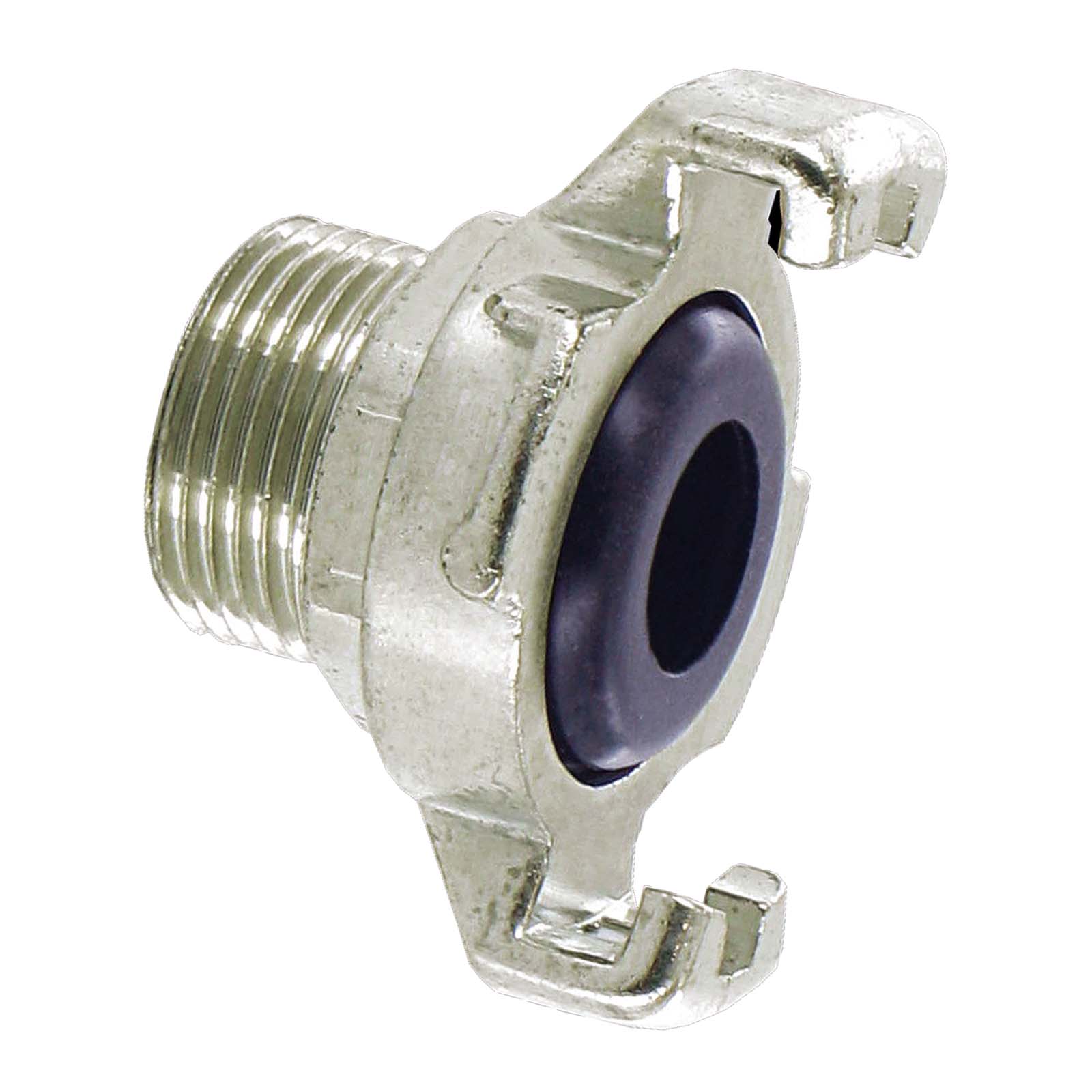 1/2" Pressluft Klauen Kupplung Express Edelstahl AISI 316 Abstand 41 mm BSPP Außengewinde AG - PN 10 bar