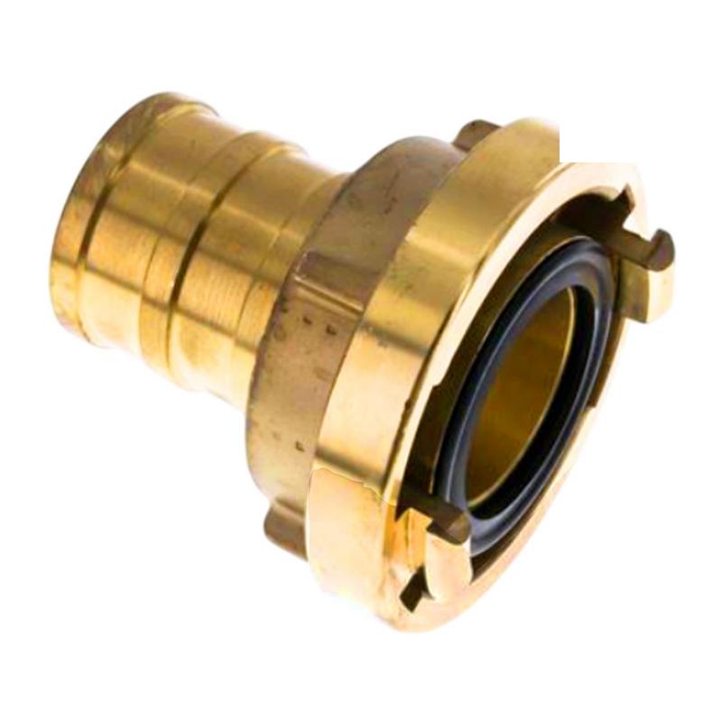 STORZ B DN 75 KA 89 Messing Saug Druck Kupplung -> Stutzen 63 mm Bau Feuerwehr Schlauch NBR Dichtung - PN 16 bar