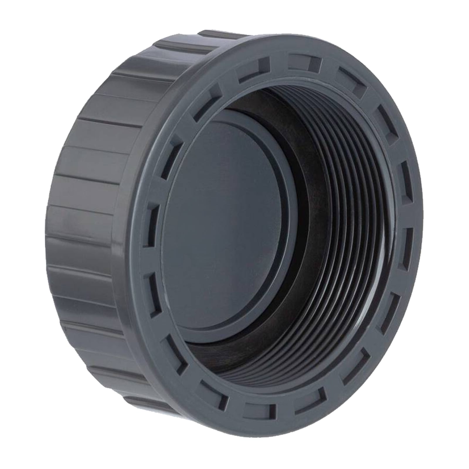 2" PVC Fitting Gewinde Kappe End Verschluss Innengewinde IG - PN 10 bar
