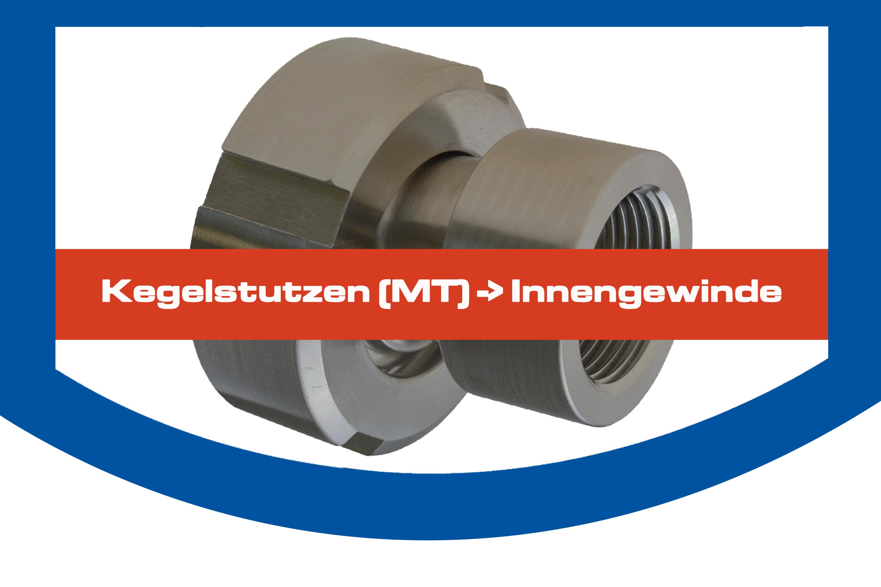 Kegelstutzen (MT) -> Innengewinde