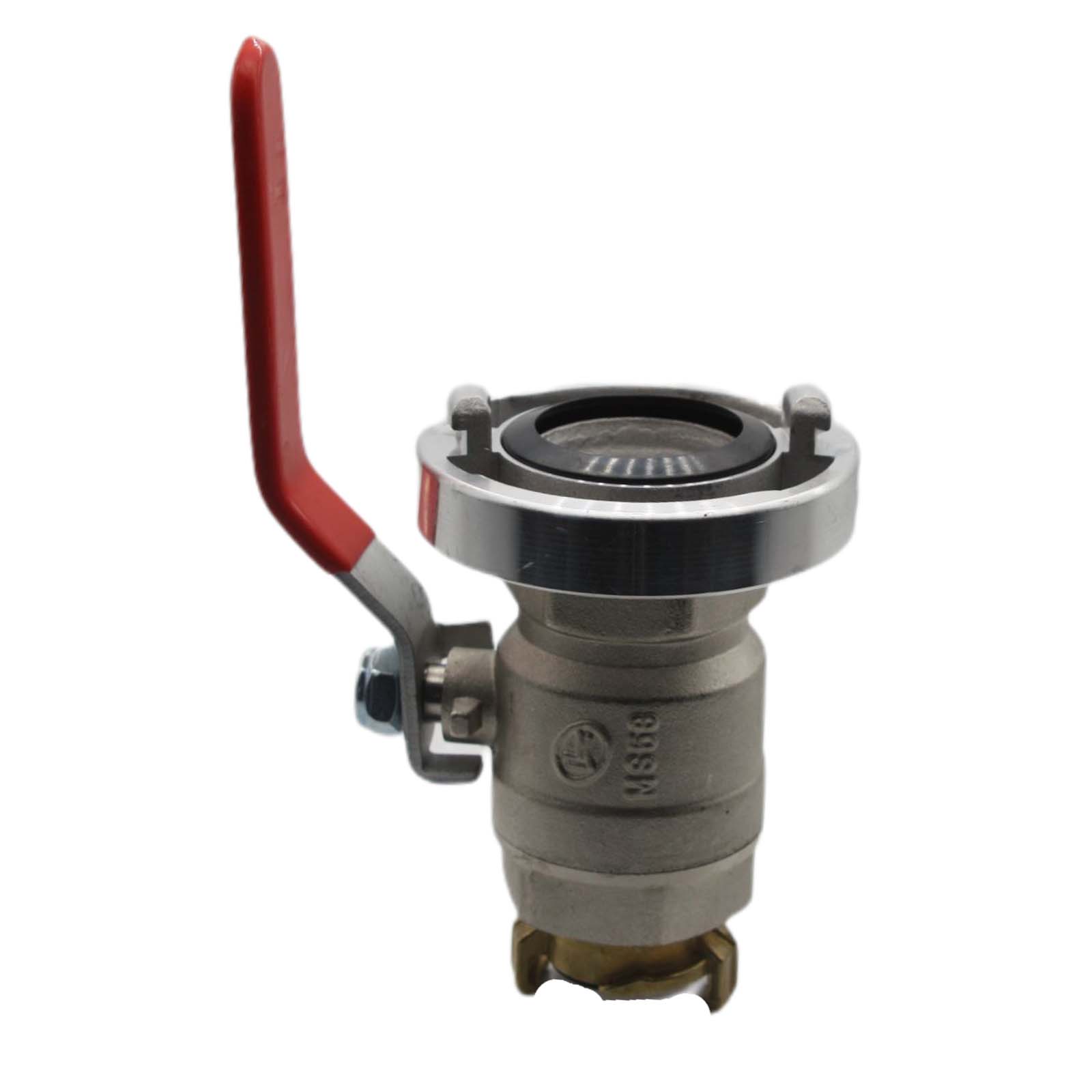 STORZ C DN 52 KA 66 Übergangsstück Adapter -> Kugelhahn Schnellanschluss Kupplung GEKA kompatibel