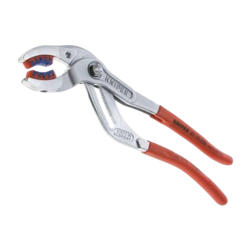 250 mm Siphon Zange verchromt Tauchkunststoffgriffe Knipex