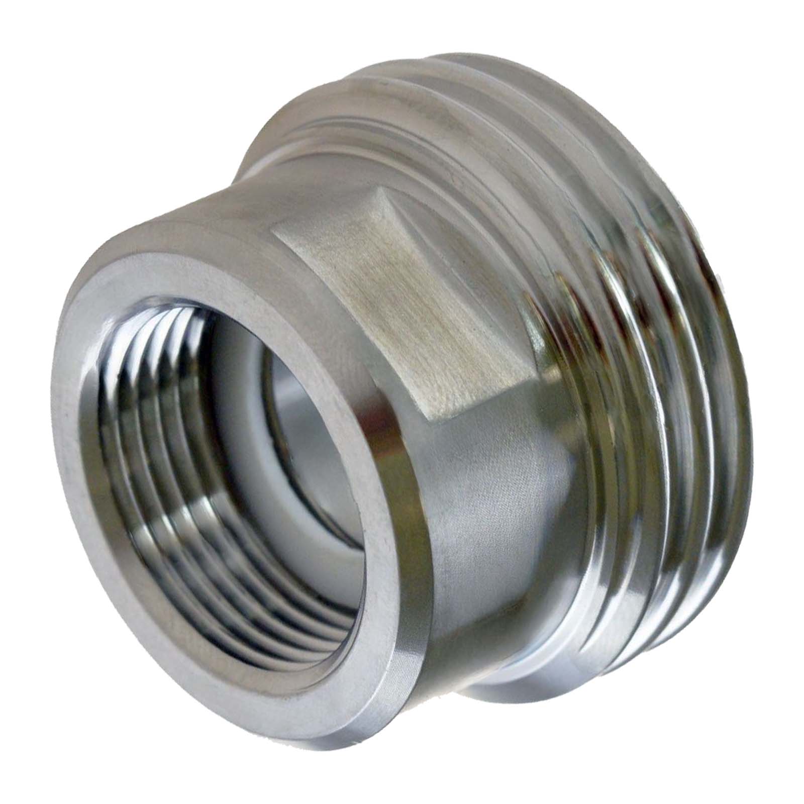 DN 50 Milchrohr Verschraubung DIN 11851 VT Vaterteil Außengewinde RD Innengewinde 2" - PN 25 bar