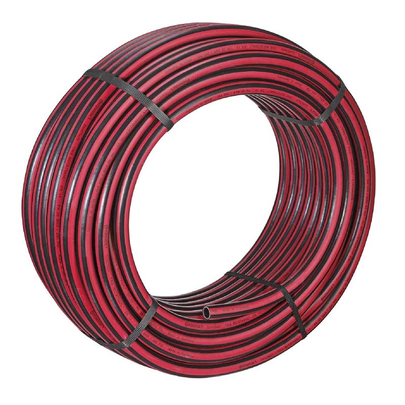 25 mm 1" Zoll Hochleistungs Gummi Wasser Schlauch EPDM - CONTI TRIX ROTSTRAHL® PN 20 bar