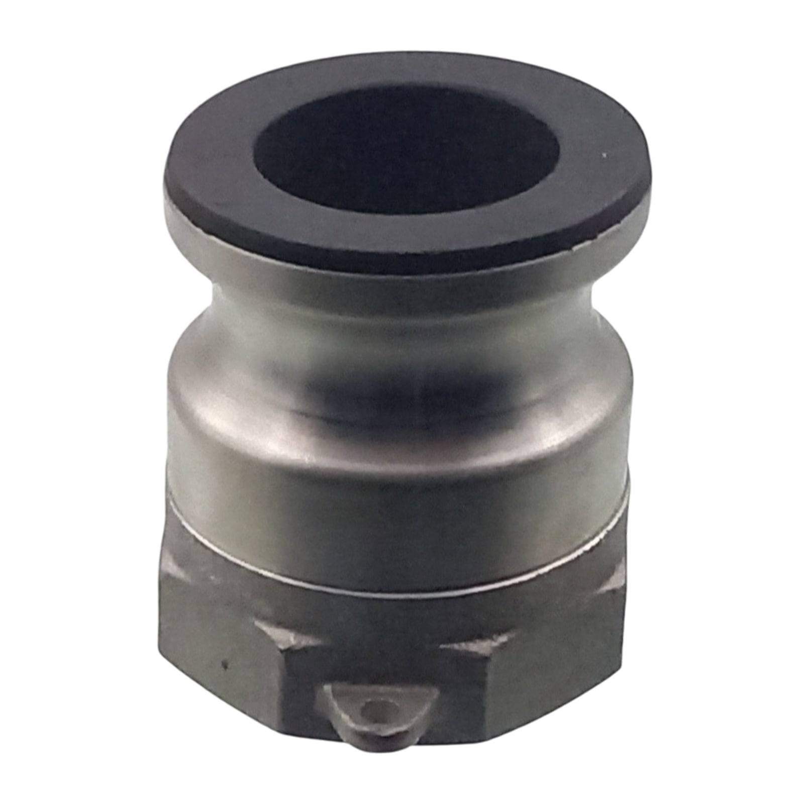 Kamlock Typ A - Vaterteil Edelstahl V2A (AISI 316) - 91,5 mm Stecker mit Innengewinde (IG) 3" Zoll DN 80 PFA beschichtet - PN 25 bar