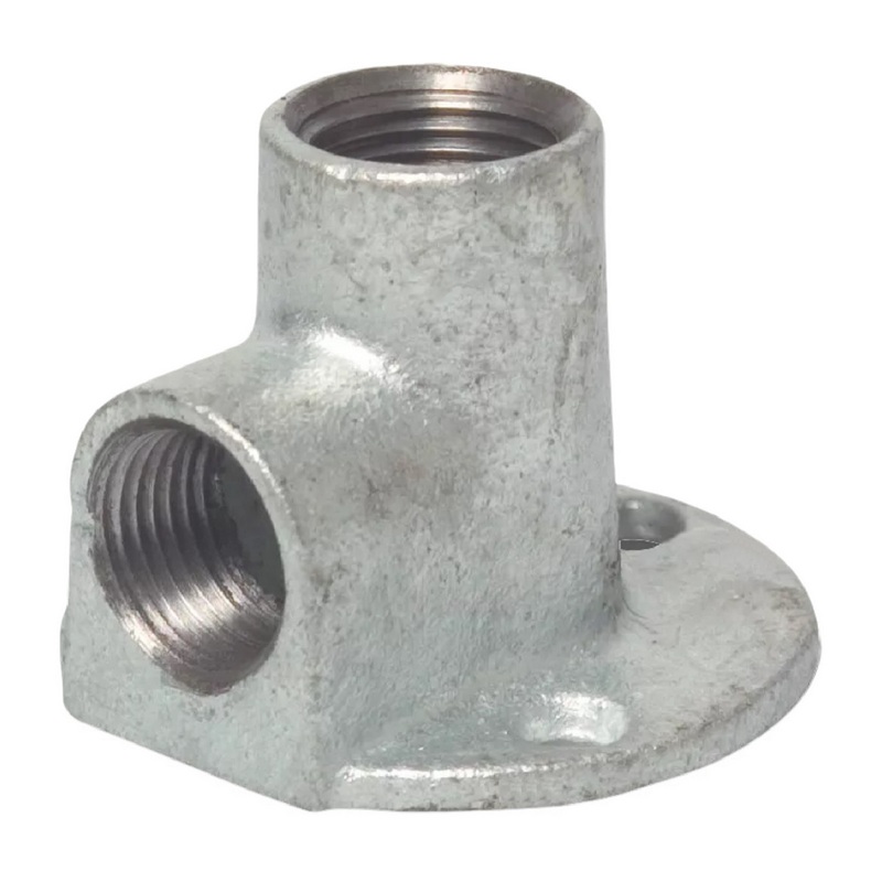 3/4" Gusseisen Temperguss Fitting Nr. 471 Wandwinkel 90° Innengewinde IG DVGW PN 25 bar