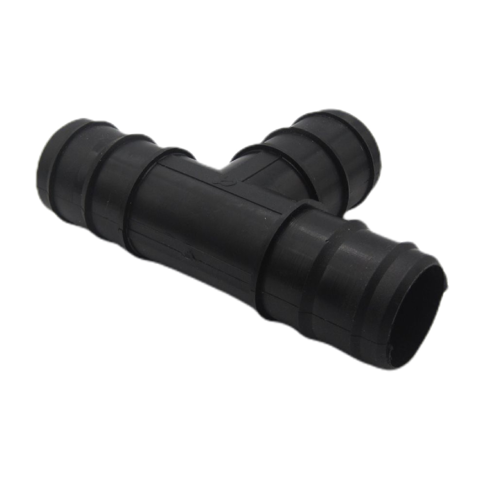 38 mm T-Stück PP Schlauch Tülle Stutzen Verbinder Pool Schlauch schwarz - PN 4 bar