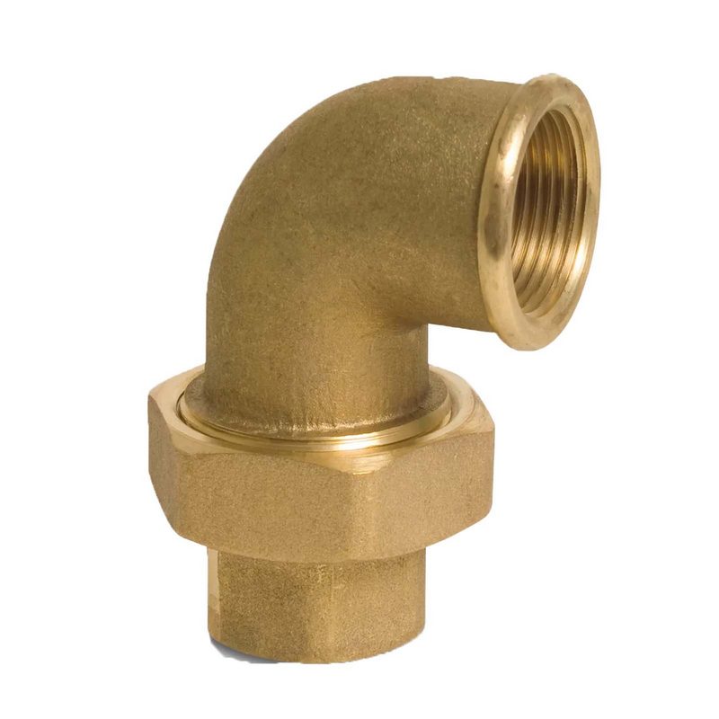 1" Winkelverschraubung 90° Nr. 96 Innen x Innengewinde IG Messing Fittings PN 40 bar