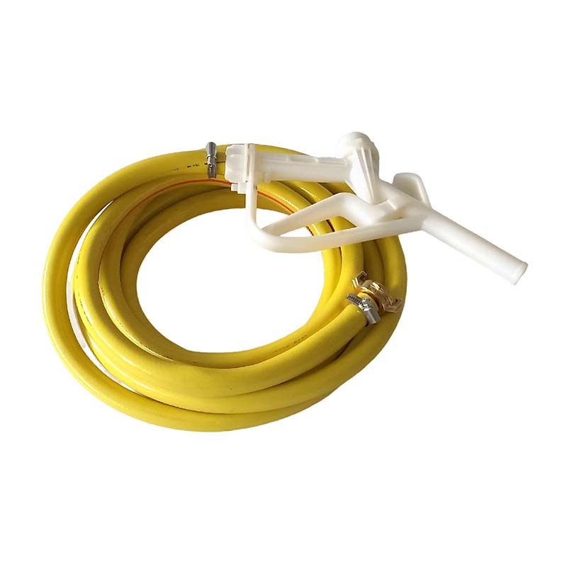 3/4" 19 mm Zapf Schlauch Garnitur mit Schnellkupplung - 4 m (PP Pistole weiss) - PN 5 bar