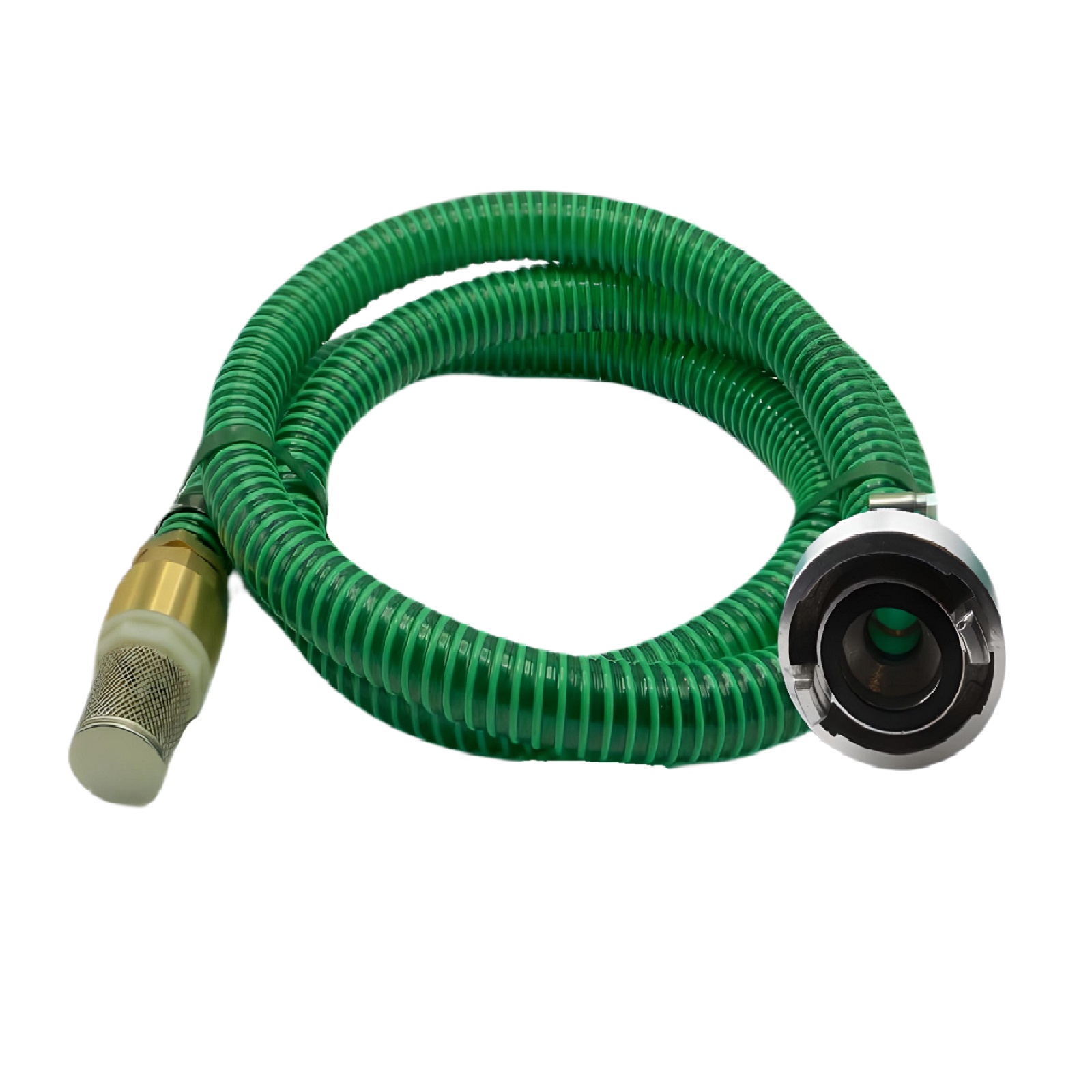 32 mm 1 1/4" Zoll Ansaug Saug Schlauch Pumpen Garnitur STORZ C Kupplung grün - 4 m
