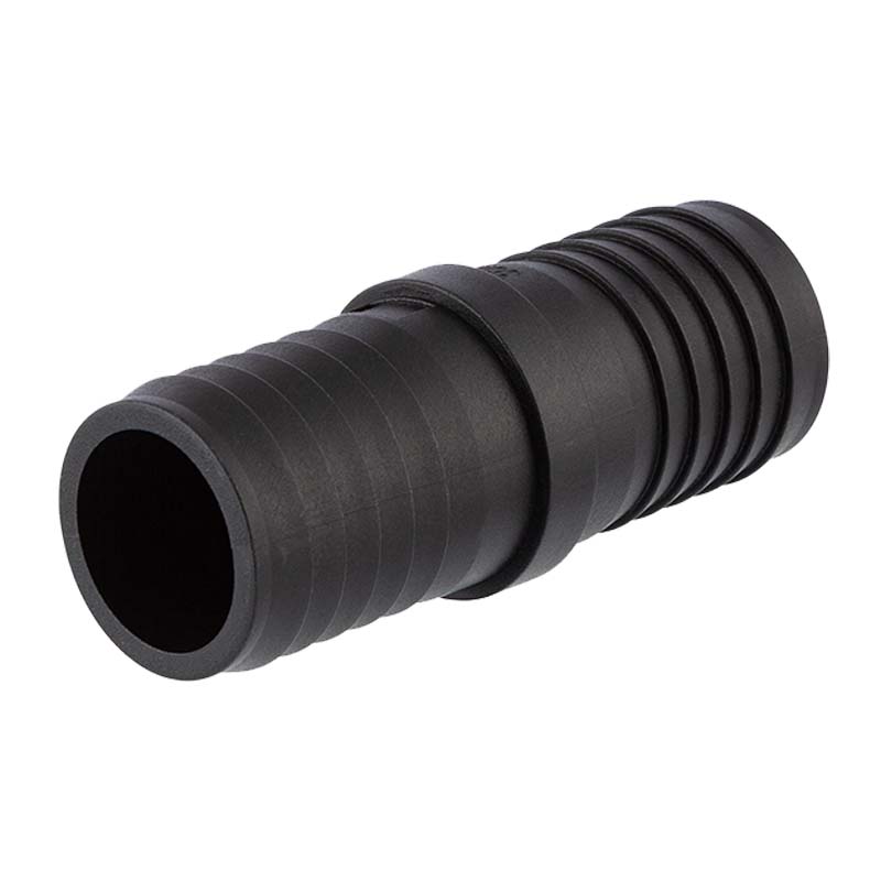 20 mm Schlauch Verbinder 2-fach Stutzen Tülle Pool Teich Garten PP schwarz - PN 6 bar