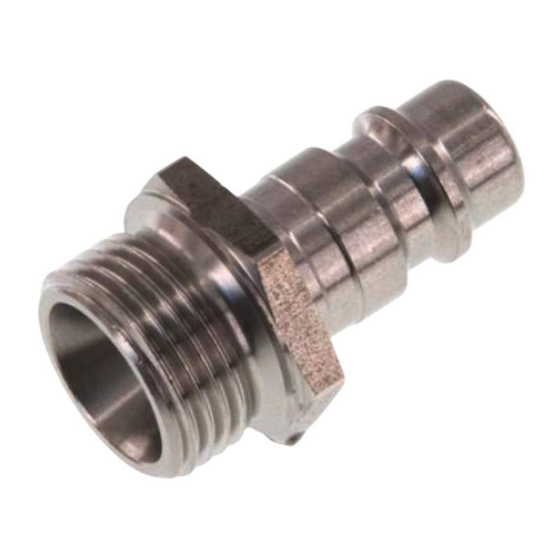 1/4" Druckluft Stecker Nippel Einsteck Anschluss Edelstahl NW 7,2 mit Innengewinde AG - PN 35 bar