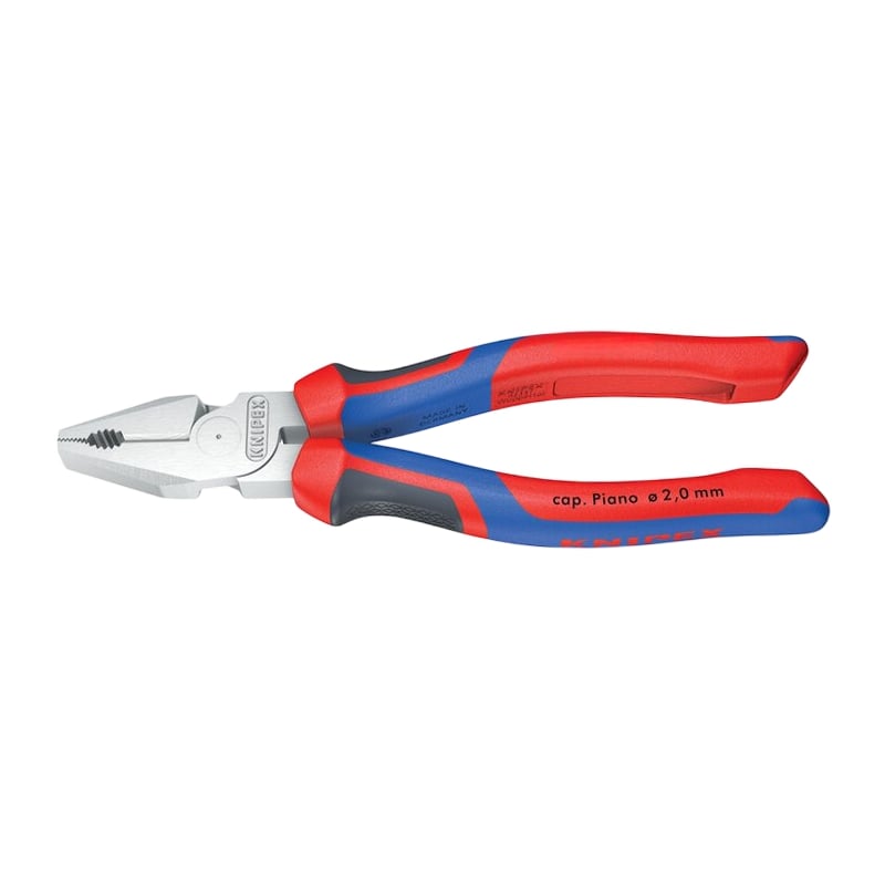 225 mm Kraft Kombi Universal Zange verchromt 3K Griffe Knipex