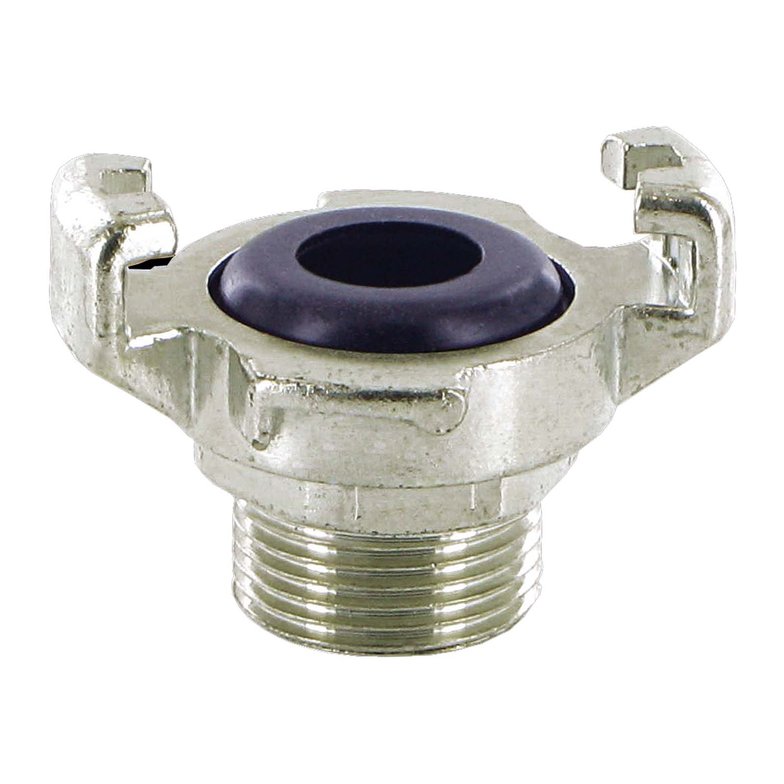 1/2" Pressluft Klauen Kupplung Express Edelstahl AISI 316 Abstand 41 mm BSPP Außengewinde AG - PN 10 bar