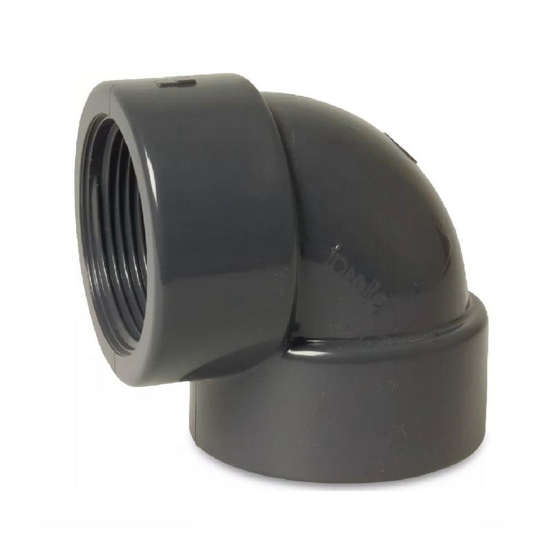32 mm PVC Klebe Fitting Winkel 90° Außengewinde AG 32 mm x 1" Muffe Verbinder - PN 10 bar