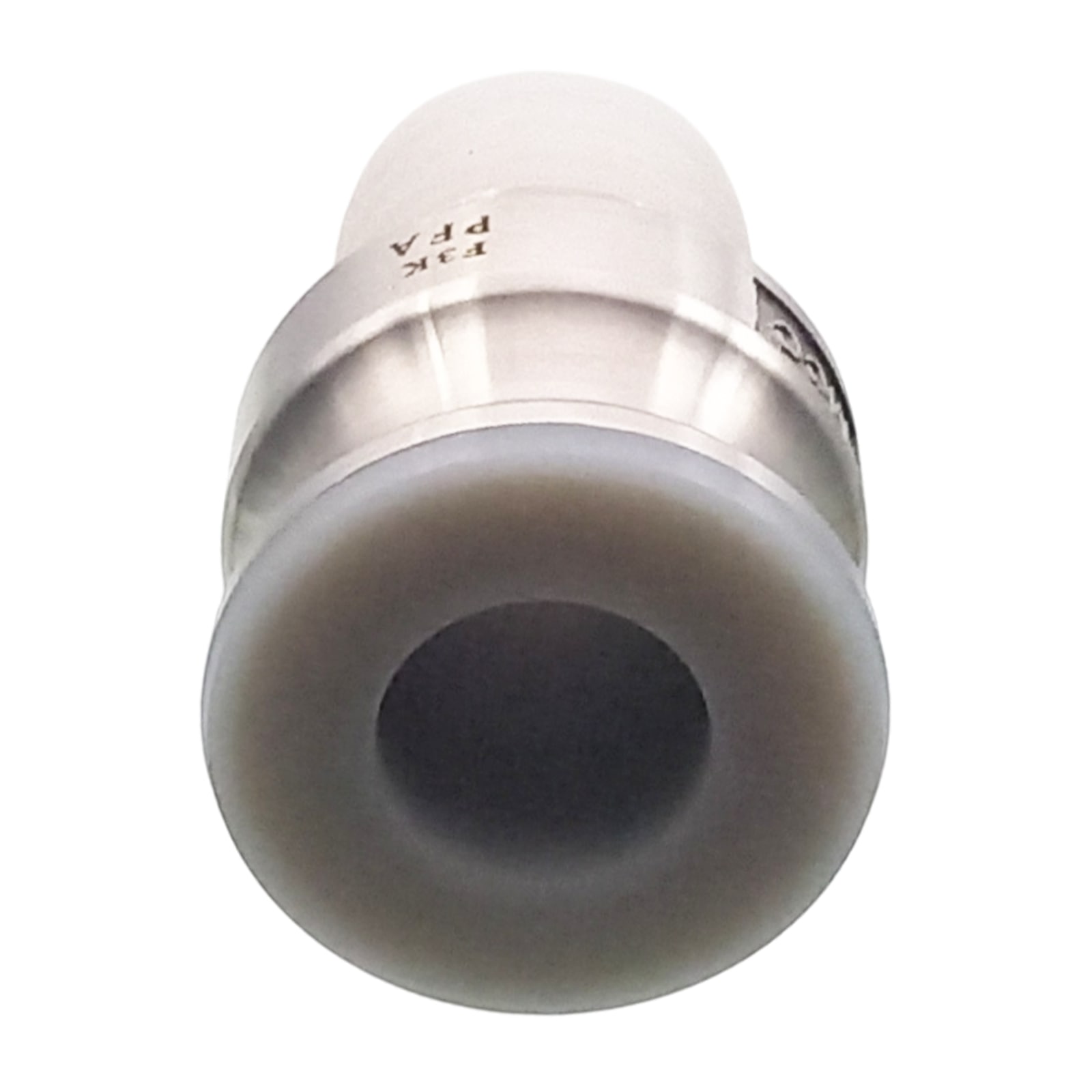 Kamlock Typ E - Vaterteil (91,5 mm) Edelstahl V2A (AISI 316) -> gerillter Stutzen DN 75 mm PFA beschichtet - PN 25 bar