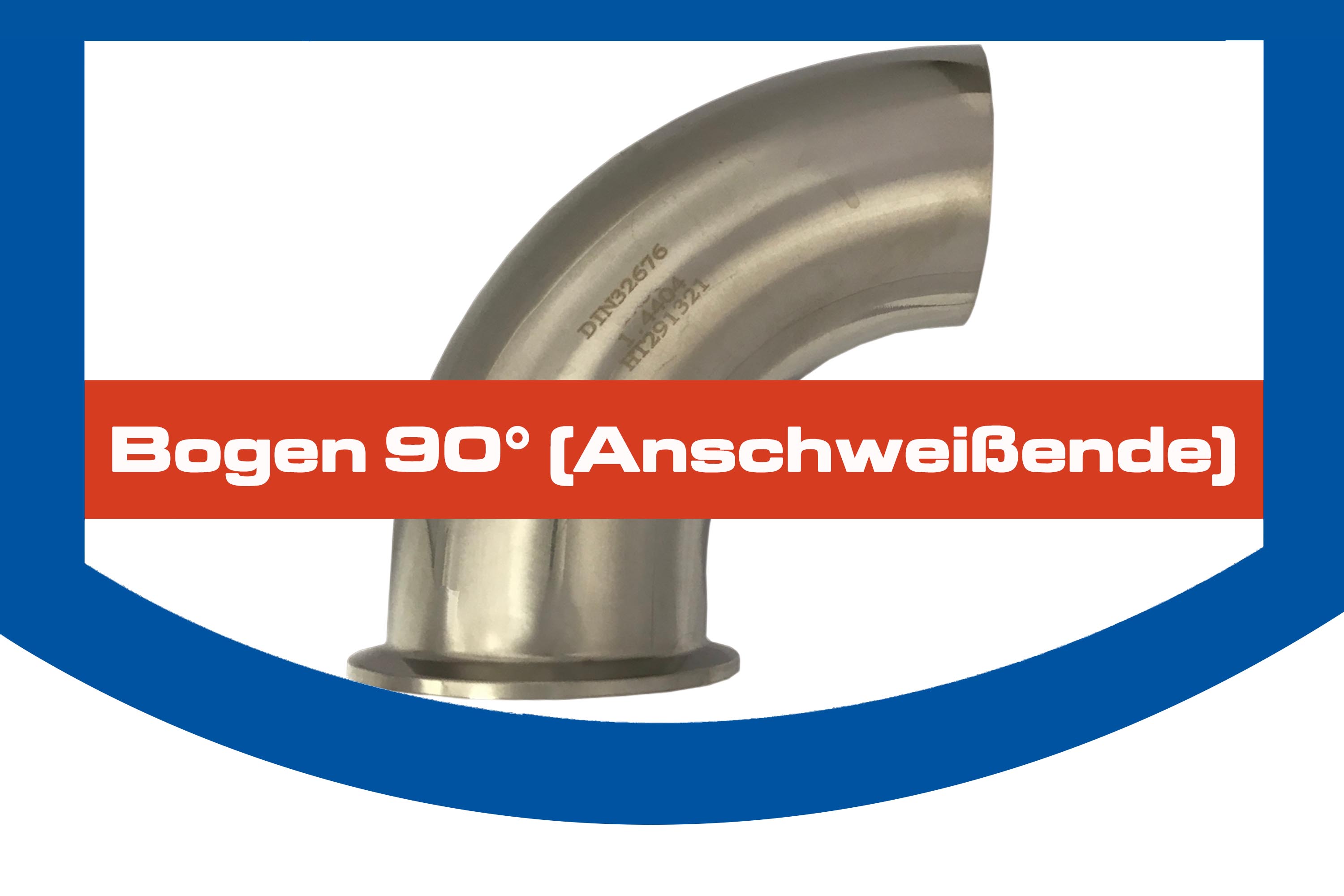 Bogen 90° (Anschweißende)
