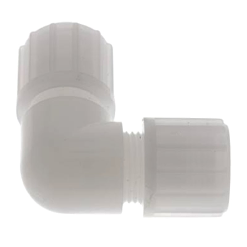8 x 4 mm Winkel 90° Kupplung PVDF Verschraubung Verbinder PA PP Schlauch FDA - PN 10 bar