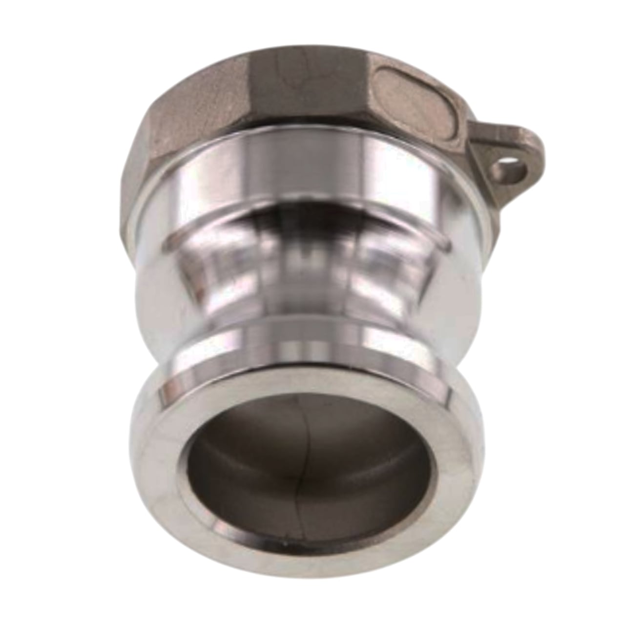 Kamlock Typ A - Vaterteil Edelstahl V2A (AISI 316) - 175,8 mm Stecker mit Innengewinde (IG) 6" Zoll DN 150 - 5 bar