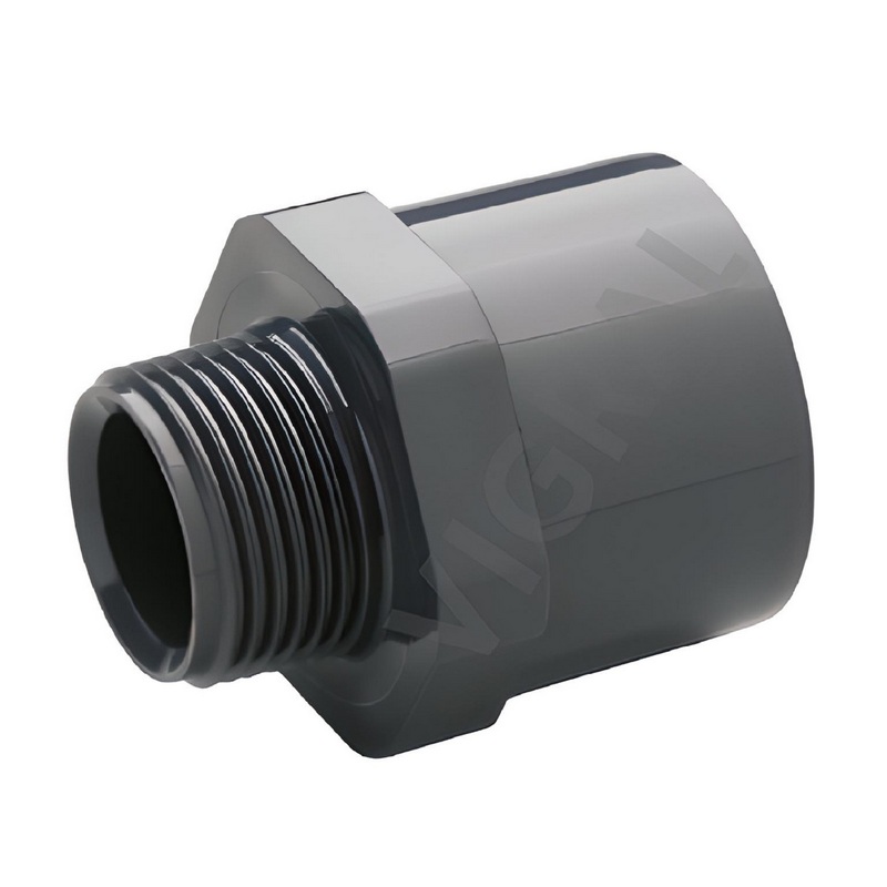 110 mm VDL PVC Klebe Fitting Übergangsnippel Achtkant 110/125 mm x 3" - PN 16 bar