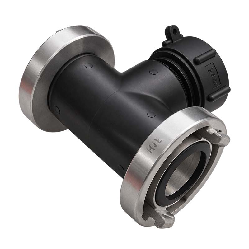 S60 x 6 IBC Adapter T-Stück auf 2-fach STORZ C DN 52 KA 66 Übergangsstück Pumpenanschluß