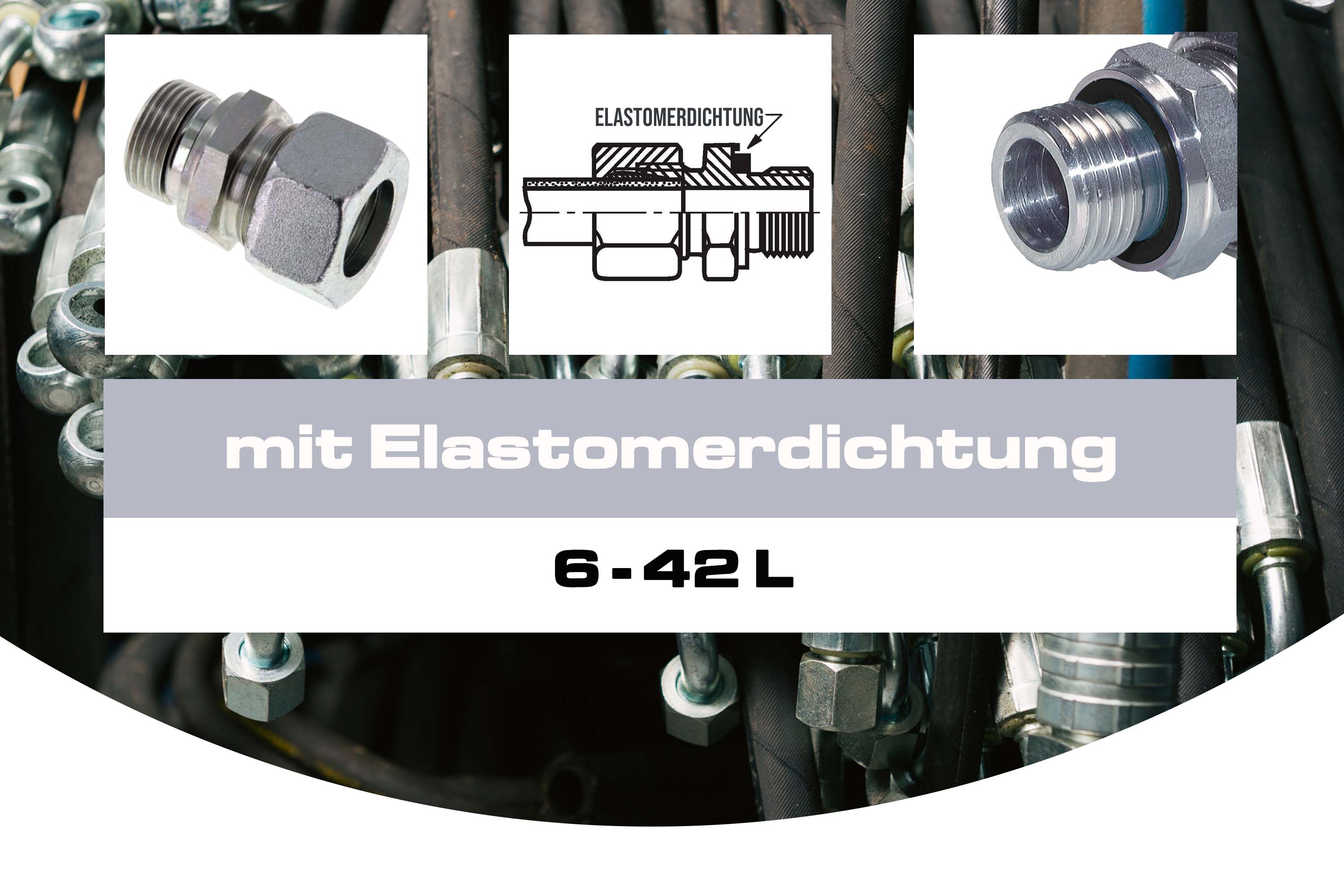 mit Elastomerdichtung mit Elastomerdichtung