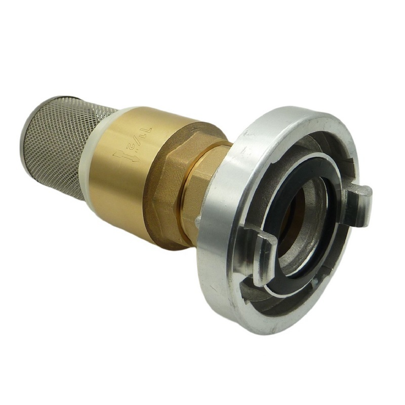 STORZ B DN 75 KA 89 Fuß Rückschlag Ansaug Ventil 3" Zoll Messing Pumpen Anschluss