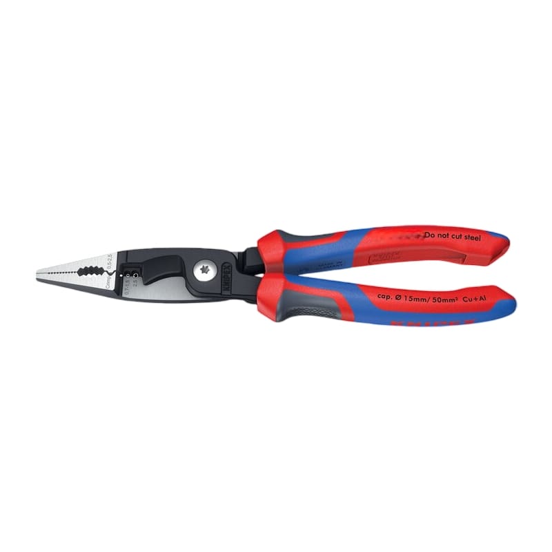 200 mm Multi Installations Zange poliert 3K Griffe Knipex