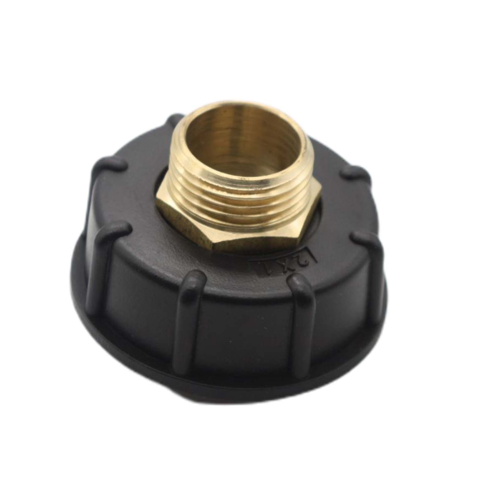 S60 x 6 IBC Adapter auf 1" Doppelnippel Container Tank Zubehör