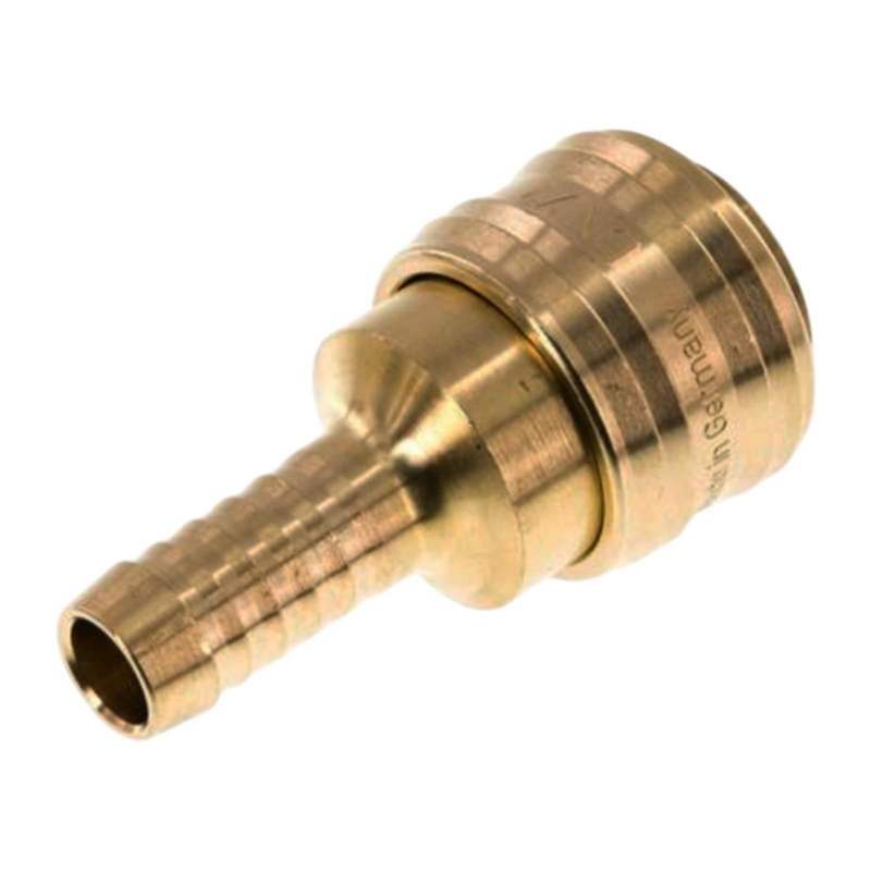 8 mm Druckluft Kupplung Dose Schnell Schlauch Tülle Messing NW 7,2 LW - PN 35 bar