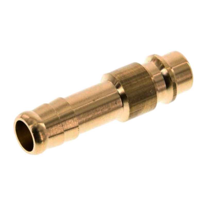 13 mm Druckluft Stecker Nippel Einsteck Schlauch Tülle Messing NW 7,2 LW - PN 35 bar