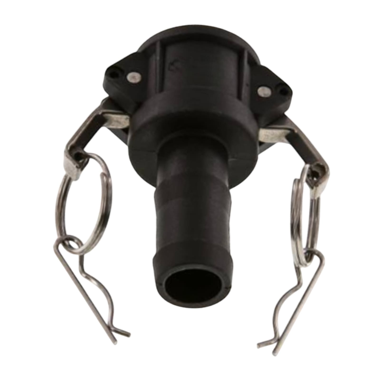 Kamlock Typ E - Vaterteil PP - 119,5 mm Stecker  -> Tülle 103 mm 4" Zoll DN100 - PN 5 bar