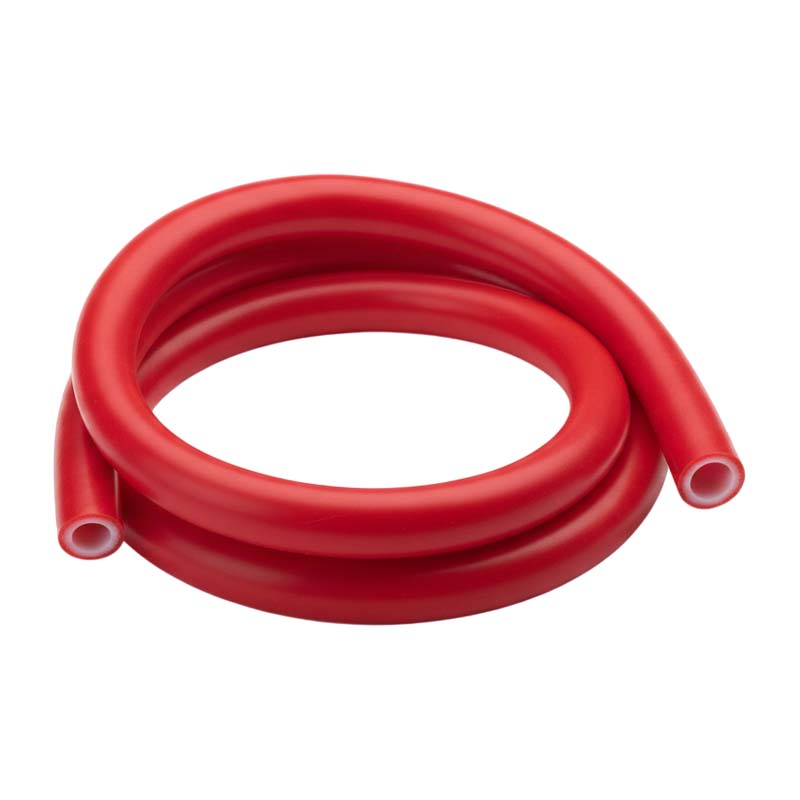 9 x 15 mm Silikon Silicon Schlauch Gewebe rot lebensmittelecht FDA PN 12 bar