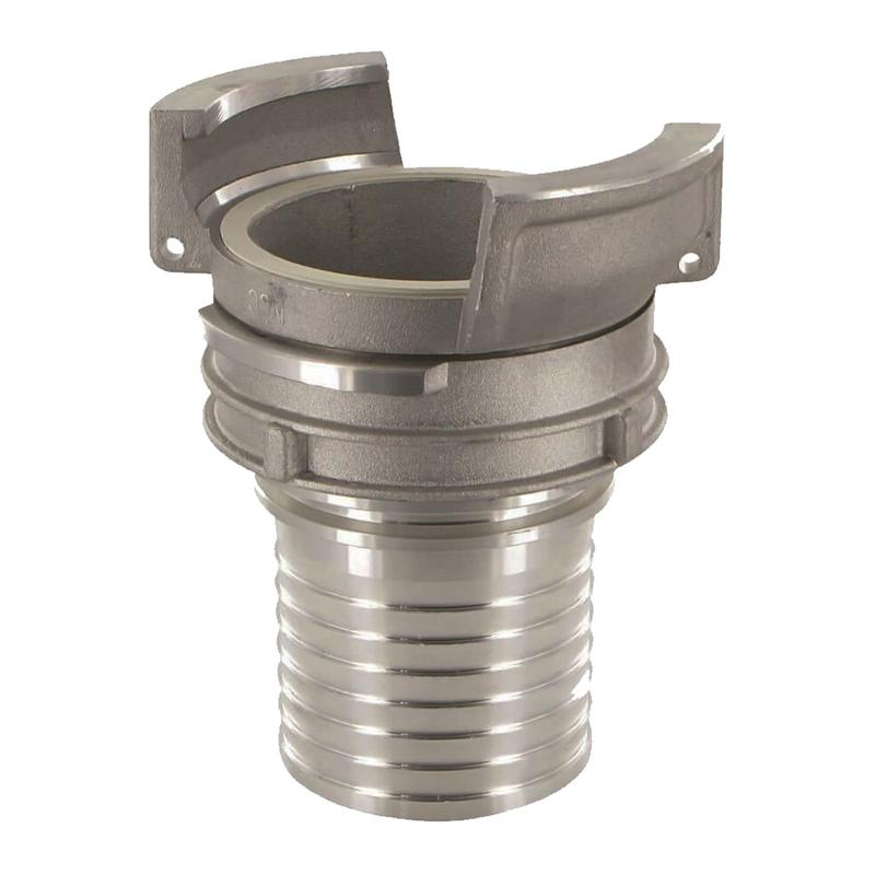 DN 150 Guillemin Kupplung Verriegelung Rillen Stutzen Tülle 152 mm Sicherungsbund Aluminium - PN 16 bar