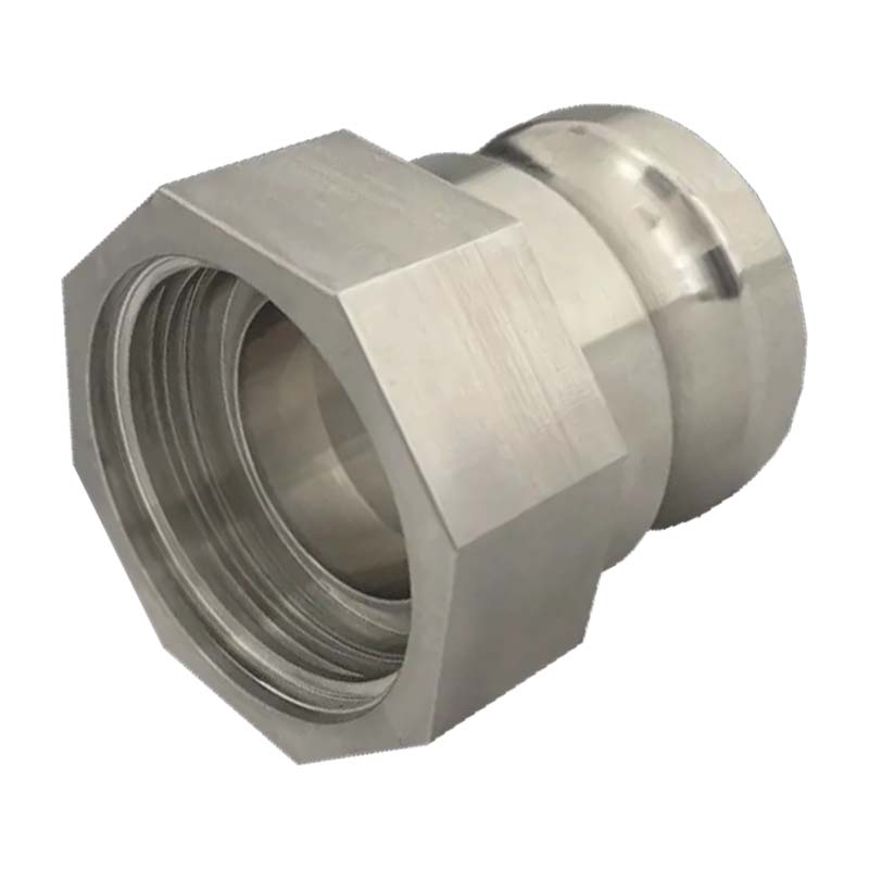 S60 x 6 IBC Adapter auf Kamlok Vaterteill DN40 (53,4mm) Edelstahl AISI 316 Container Tank Zubehör