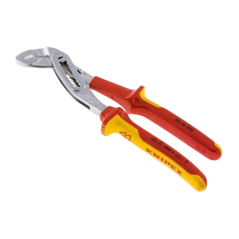 250 mm Wasserpumpen Zange Alligator VDE verchromt 2K Griffe Knipex