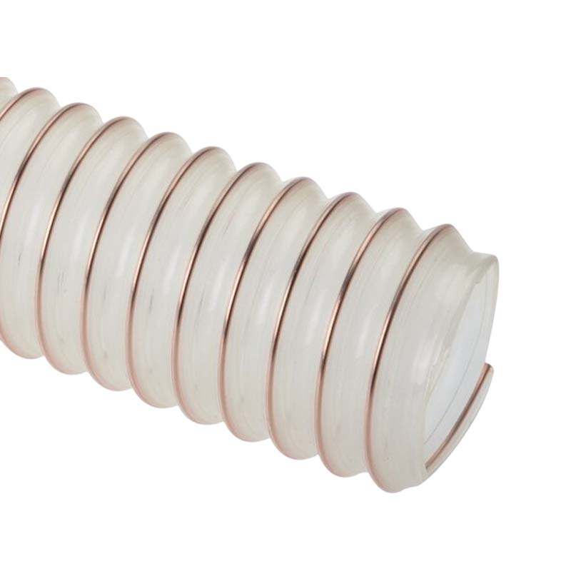30 mm PU Saug Ansaug Druck Spiral Flex Staub Holz Metall Späne Schlauch Anlage - Wandstärke 0,6 mm - PN 1,65 bar