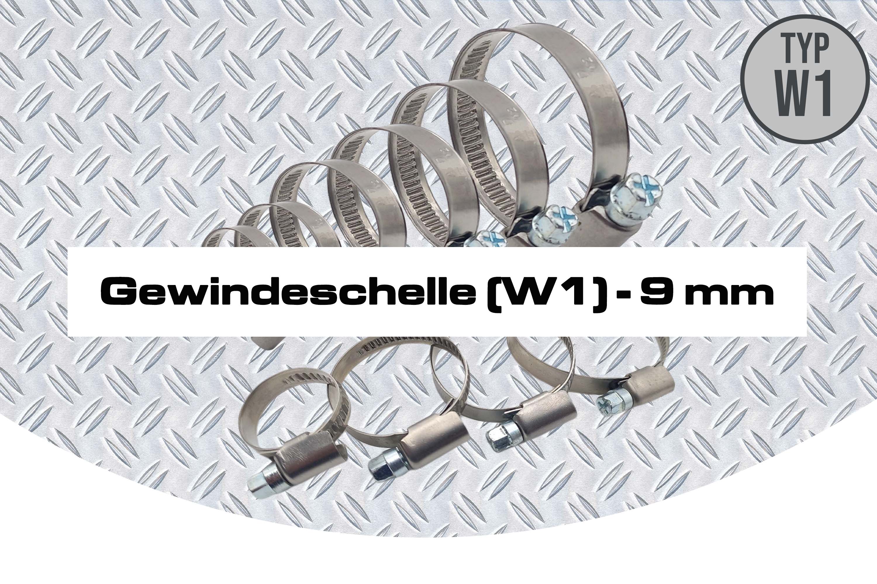 Gewindeschelle (W1) - 9 mm