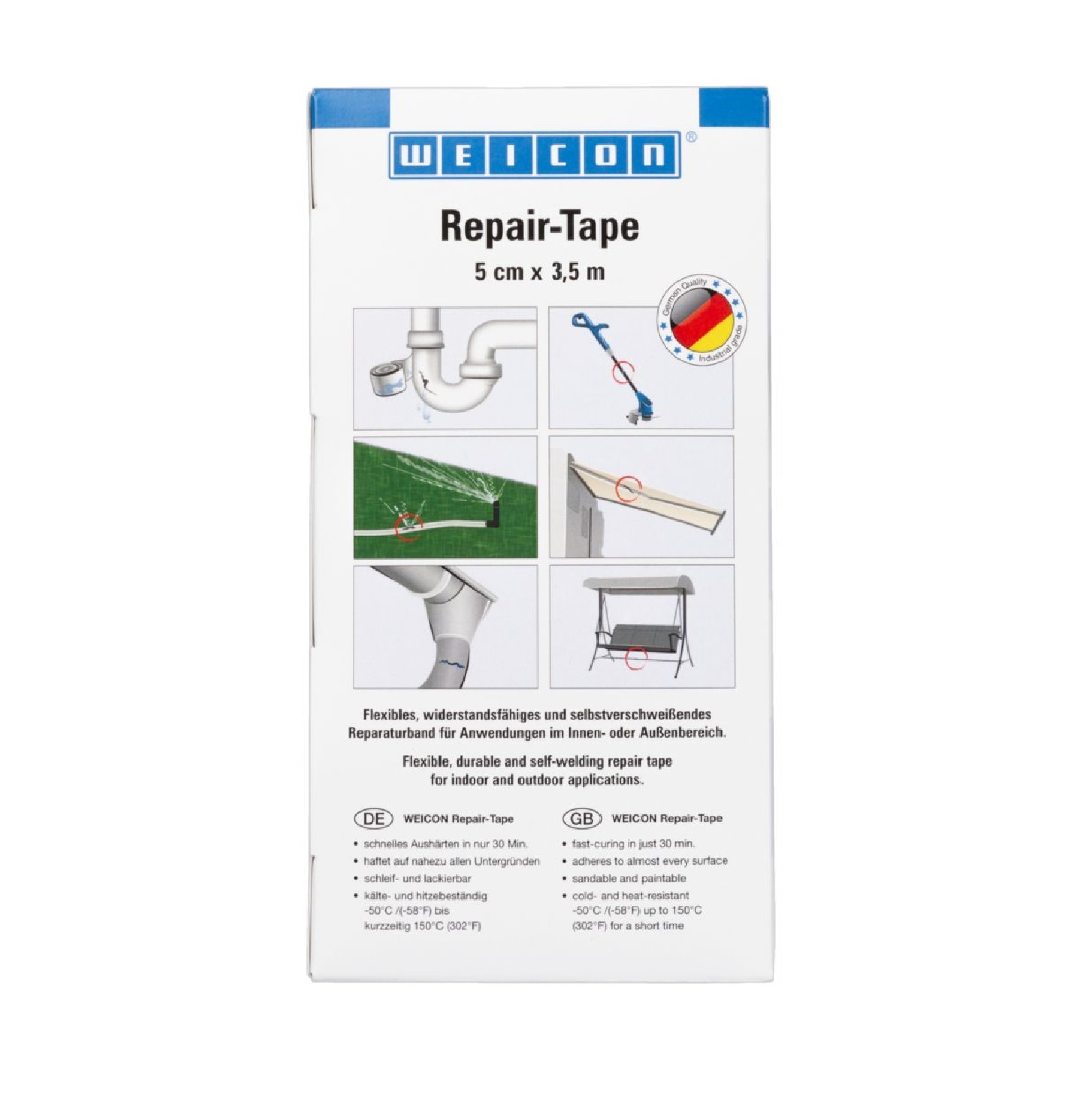 Repair Tape Reparatur Band Rohre selbstverschweißend 5 cm x 3,5 m