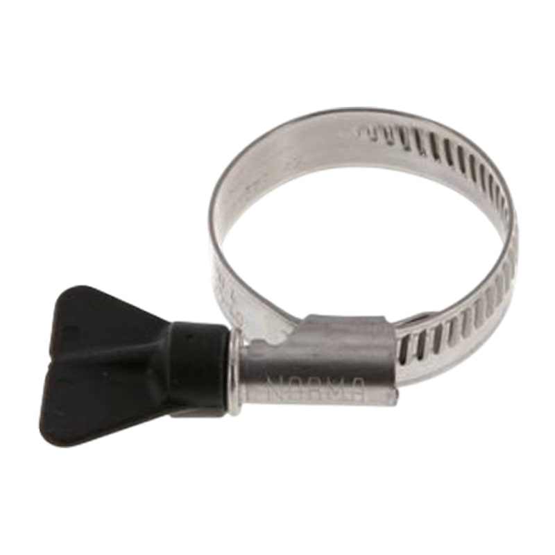 110 - 130 mm NORMA Schlauch Gewinde Rohr Schelle W4 Edelstahl 1.4301 Flügelgriff - Band 12 mm
