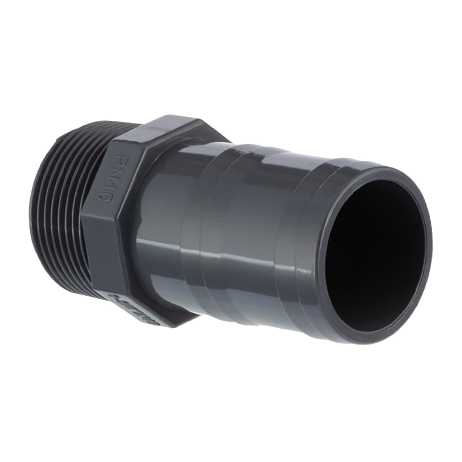 PVC Fitting Schlauch Tülle Stutzen Verbinder Außen Gewinde 25 mm x 3/4" AG - PN 10 bar