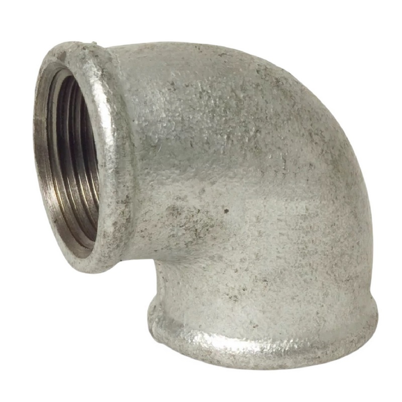 4" Gusseisen Temperguss Fitting Nr. 90 Winkel 90° Innengewinde IG DVGW PN 25 bar
