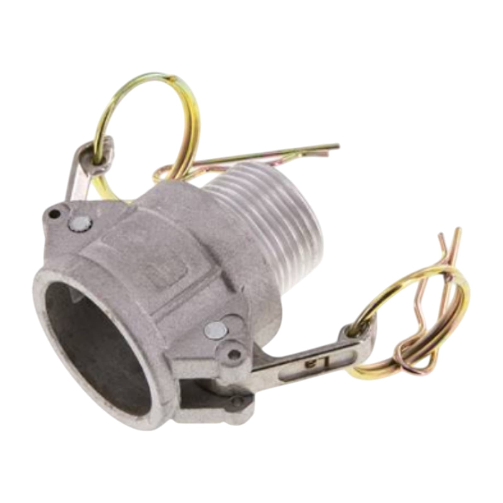 Kamlock Typ B - Mutterteil (175,9 mm) Aluminium ALU mit Außengewinde (AG) 6" Zoll DN150 - PN 5 bar