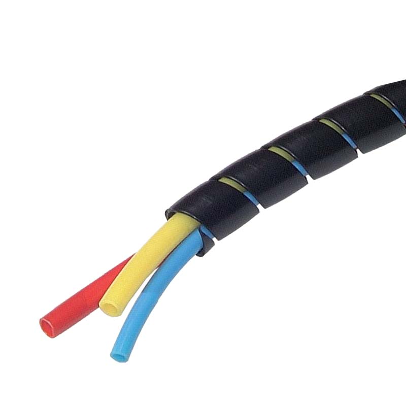 16 x 20 mm HD-PE Scheuer Schutz Bündel Schlauch extrudiert schwarz