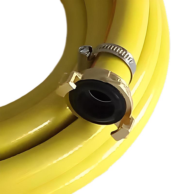 3/4" 19 mm Zapf Schlauch Garnitur mit Schnellkupplung - 4 m (PP Pistole weiss) - PN 5 bar